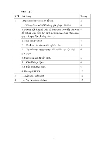 SKKN Sáng tạo từ các vật liệu tái sử dụng nhằm nâng cao chất lượng hiệu quả giảng dạy cho trẻ mầm non