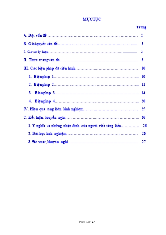 SKKN Ứng dụng phương pháp Montessori vào phát triển vận động tinh cho trẻ 3 - 4 tuổi