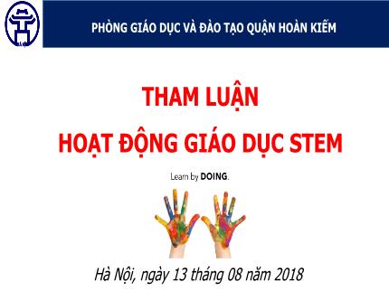 Tham luận Hoạt động giáo dục Stem